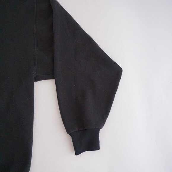 VTG '90S Jerzees Black Embroidered Funny Grandpa Cotton Crewneck Sweater XL - Picture 6 of 9